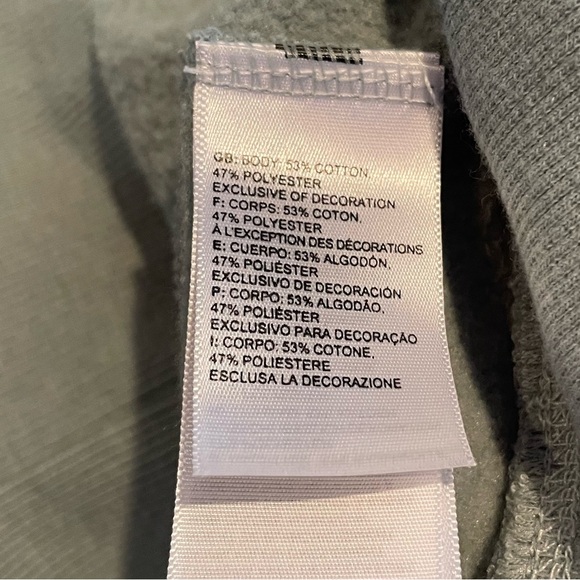 The North Face Crew Neck Sweatshirt Women’s Small Petite, Light Blue Green - Picture 6 of 8